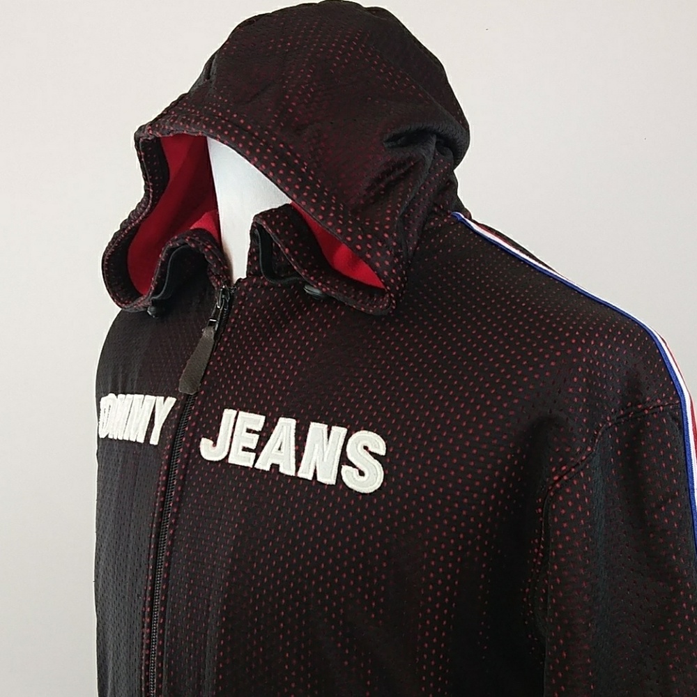 Tommy Jeans Womans XL Hoodie Spell Out Full Zip